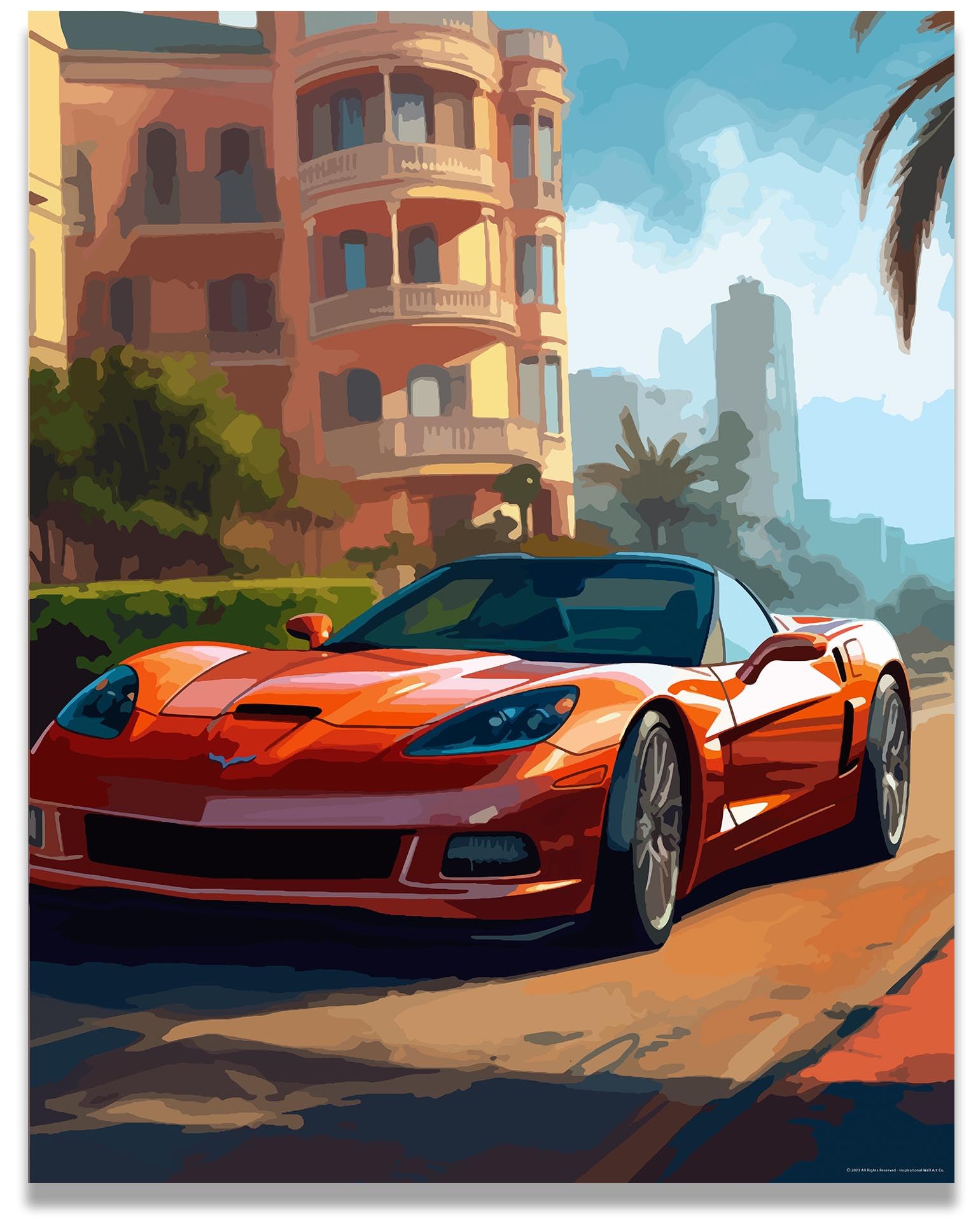 Amazon.com: Inspirational Wall Art Co. - Vintage | 2006 Corvette